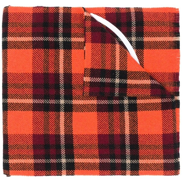 Moncler Mens Orange Large Logo Scarf. Opens flyout.