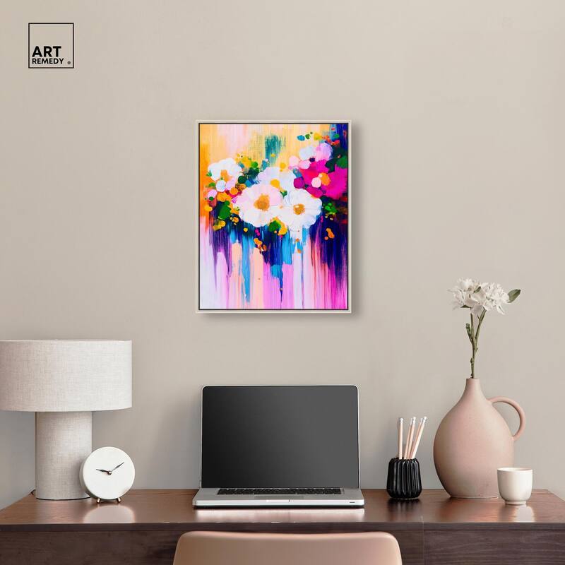 Contrast of Purity I Canvas by Art Remedy
