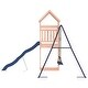 preview thumbnail 6 of 19, vidaXL Swing Set Outdoor Backyard Wooden Playground Equipment for Kids Age 3-8