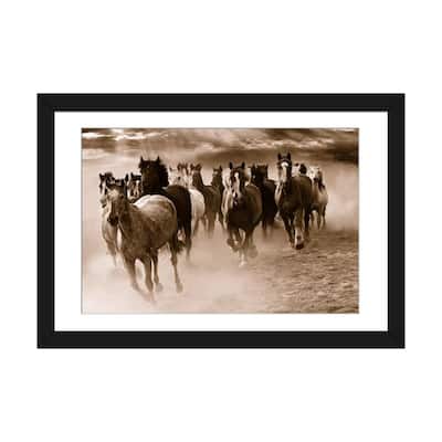 iCanvas "Running Horses" by Monte Nagler