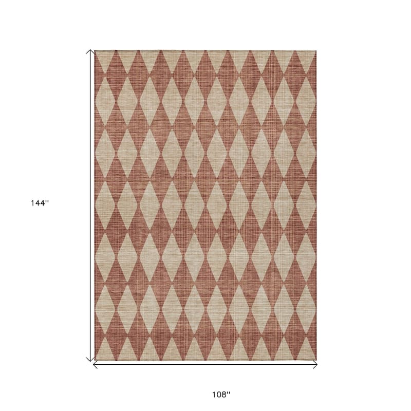 HomeRoots Geometric Transitional Rectangle Outdoor Rug