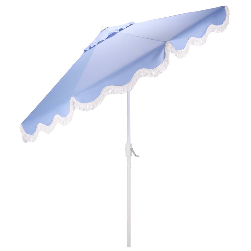 SAFAVIEH Outdoor Living Torsa 9ft Crank Umbrella