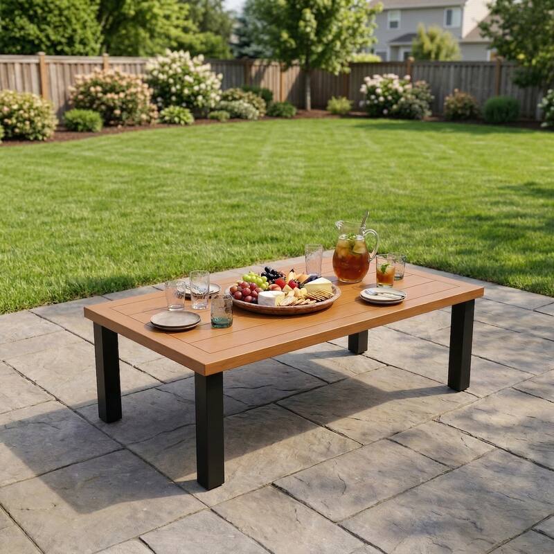 6-Piece Outdoor Patio Conversation Sofa Set with Cushions