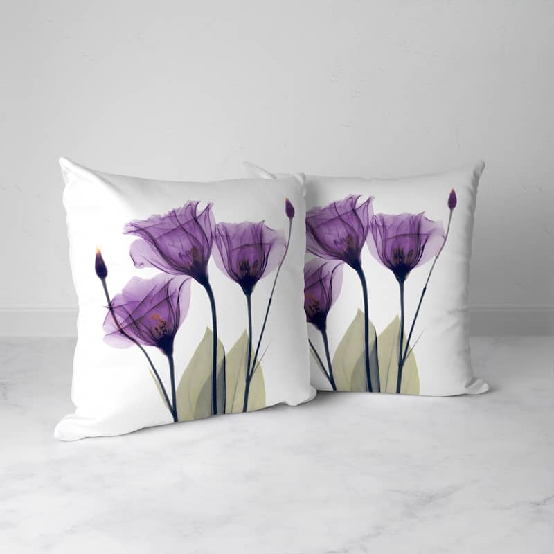 Laural Home Gentian Hope Outdoor Decorative Pillow