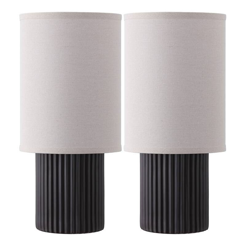 SAFAVIEH Couture Aster, 19-inch, Resin Table Lamp (Set of 2) - 9"W x 9"D x 19"H