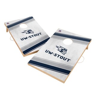 Wisconsin Stout Blue Devils Regulation 2x4 Cornhole Set