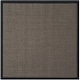 preview thumbnail 12 of 38, SAFAVIEH Natural Fiber Edle Border Sisal Rug 4' x 4' Square - Grey