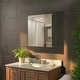 preview thumbnail 34 of 89, Bathroom Medicine Cabinet, Aluminum, Recessed/Surface Mount, Right/Left Hinged, Mirrored Interior 24 X 24