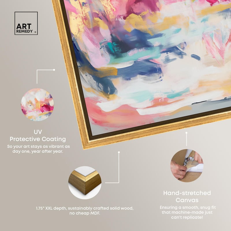Balipink II Canvas by Art Remedy