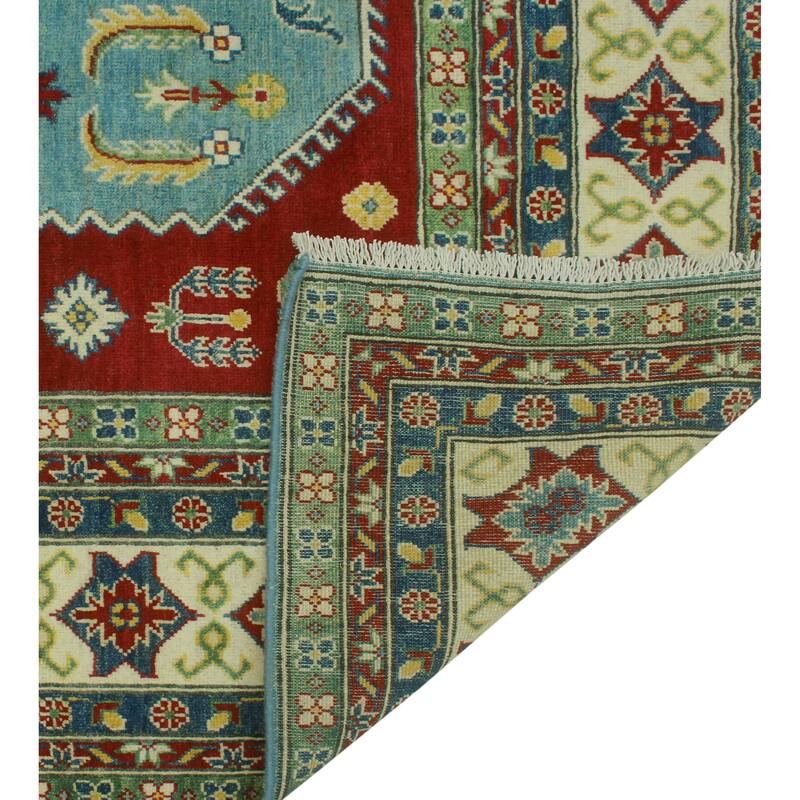 Kazak Tiger Lt. Blue/Ivory Rug - 8'4" x 11'3"