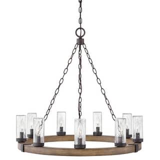 Hinkley Lighting Sawyer 9 Light 30" Wide Open Air Outdoor Chandelier