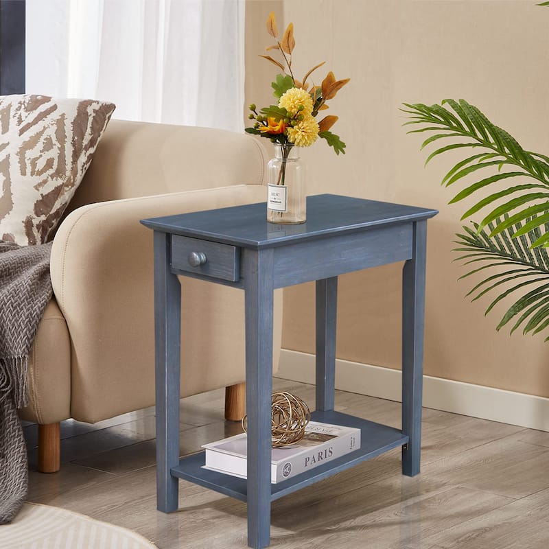 The Gray Barn Moonshine Narrow End Table - 22" x 14"