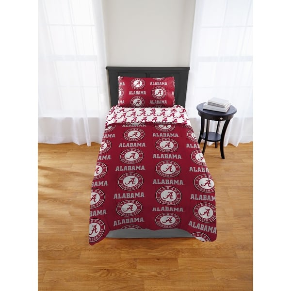 slide 2 of 2, NCAA Alabama Crimson Tide 4 Piece Twin Bed in a Bag Set Twin