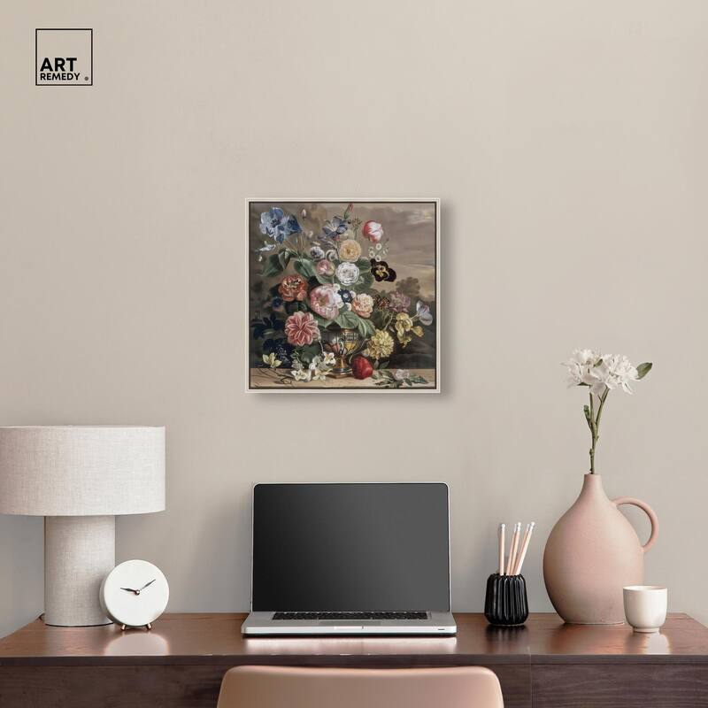 Classical Dream Vase II Canvas by Art Remedy