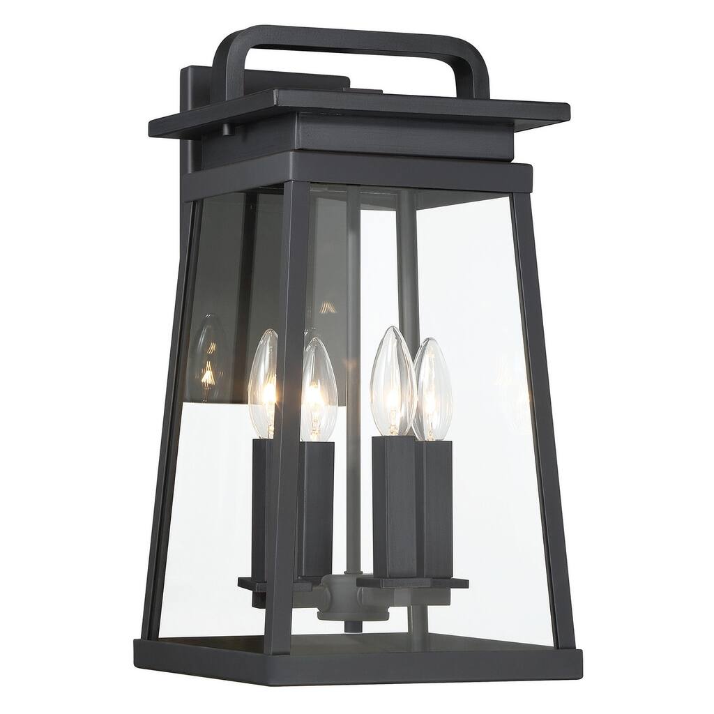 The Great Outdoors 73215 Isla Vista 4 Light 30" Tall Outdoor Wall