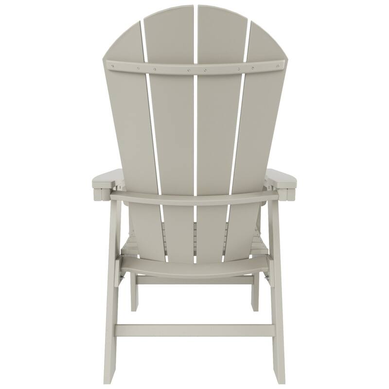 Polytrends Laguna Casual Upright Adirondack Chair (Set of 2)