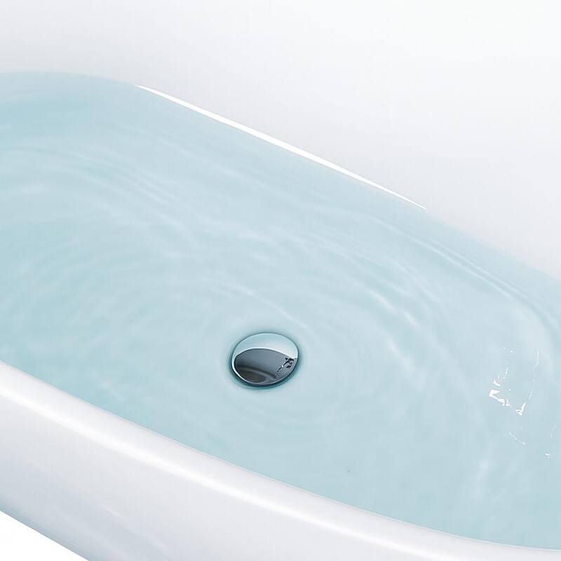 KBV 67'' x 31" Freestanding Soaking Acrylic Bathtub GTBT0005 - 67"