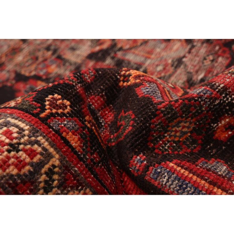 ECARPETGALLERY Hand-knotted Andelz Black Wool Rug - 3'11 x 7'4