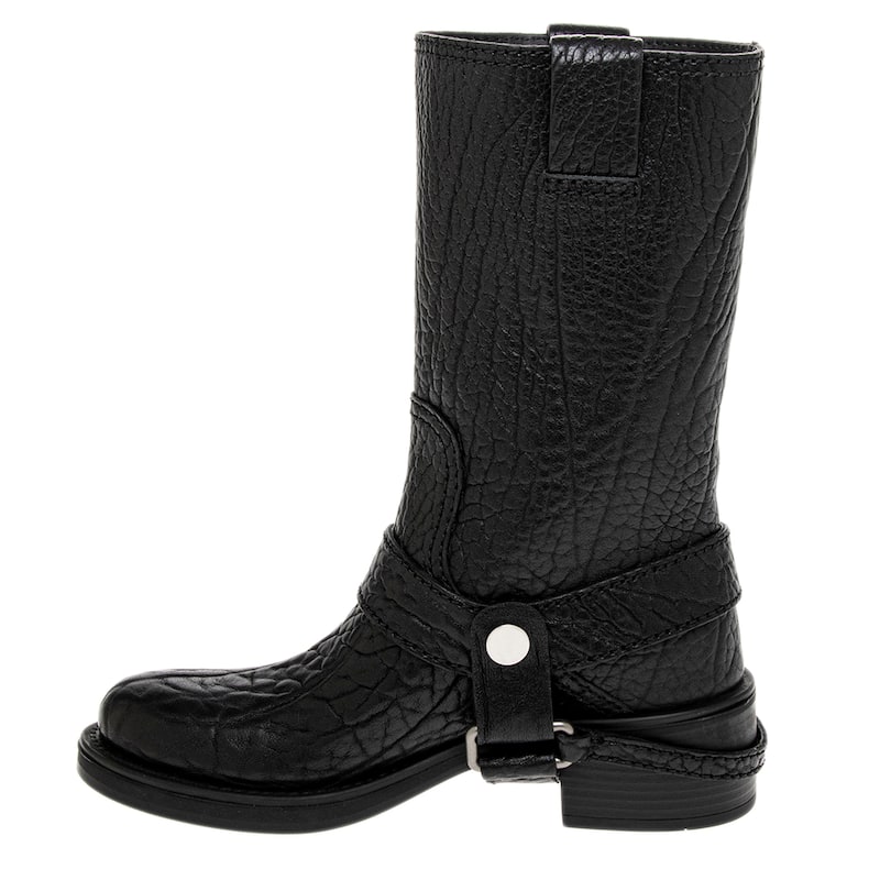 Miu Miu Leather Biker Boots
