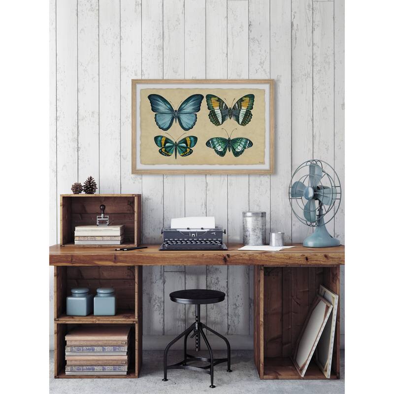 Wing Pattern Framed Print