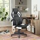 preview thumbnail 40 of 40, Porch & Den Ergonomic Gaming Chair with Padded Seat