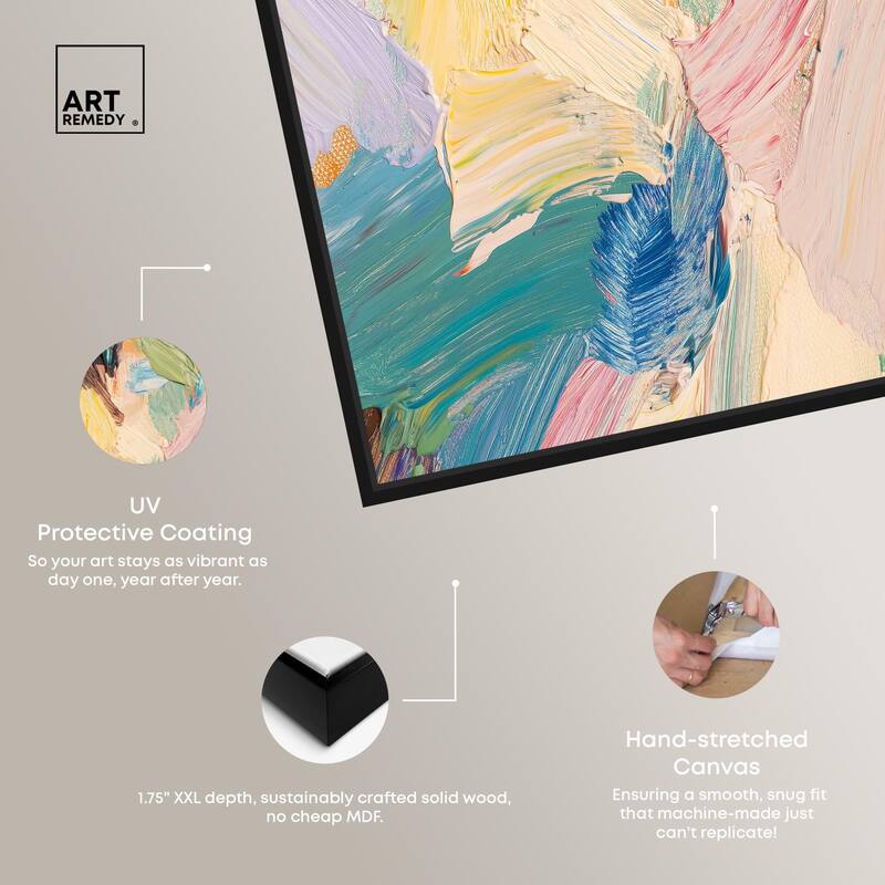 Chromatic Surge I Canvas by Art Remedy