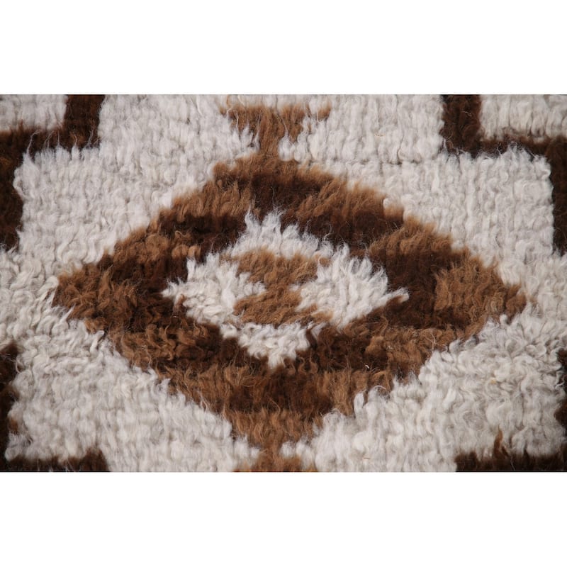 Tribal Anatolian Turkish Runner Rug Hallway Handmade Wool Carpet - 2'11"x 11'3"