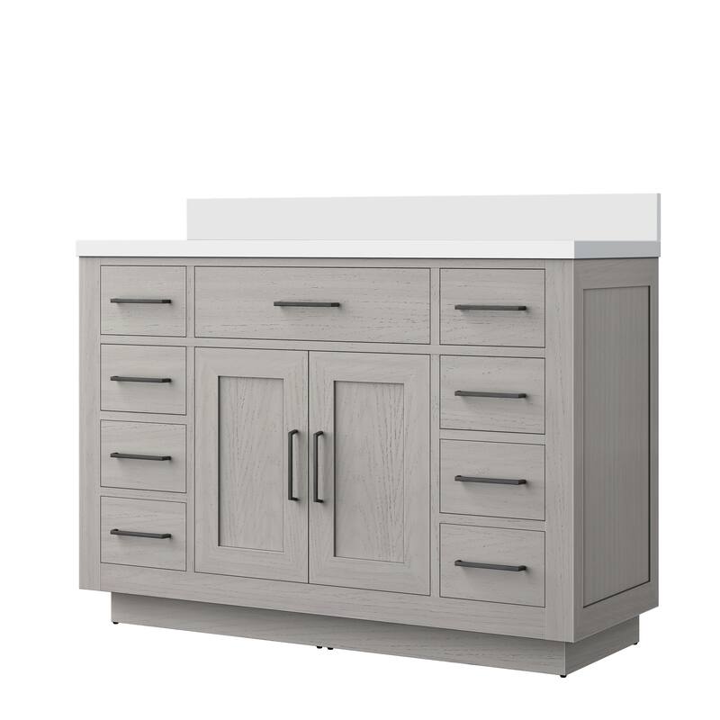 Abbey Bath Vanity with Quartz Top and Sink