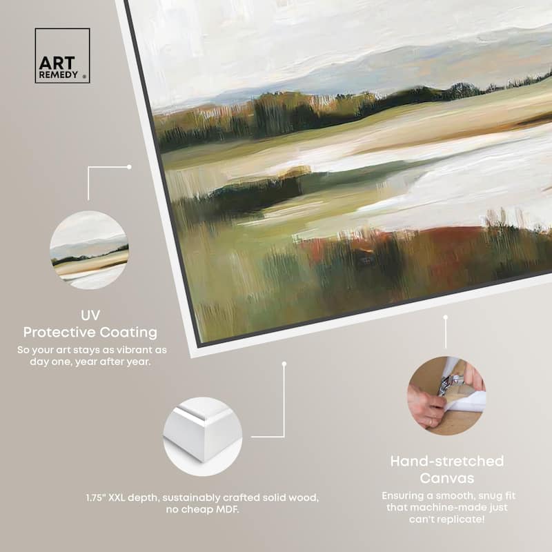 Verdant Valley Canvas by Art Remedy