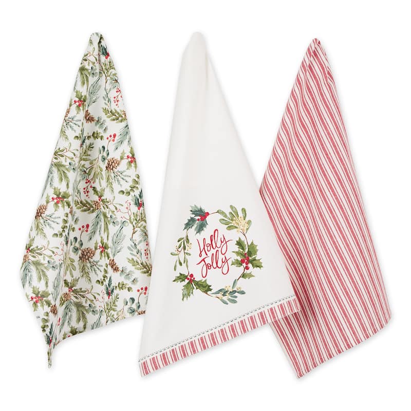Assorted Christmas Dishtowels (Set Of 2)
