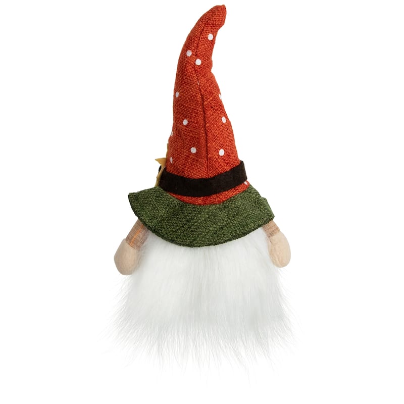 Sitting Sunflower Autumn Harvest Gnome Figurine - 11"