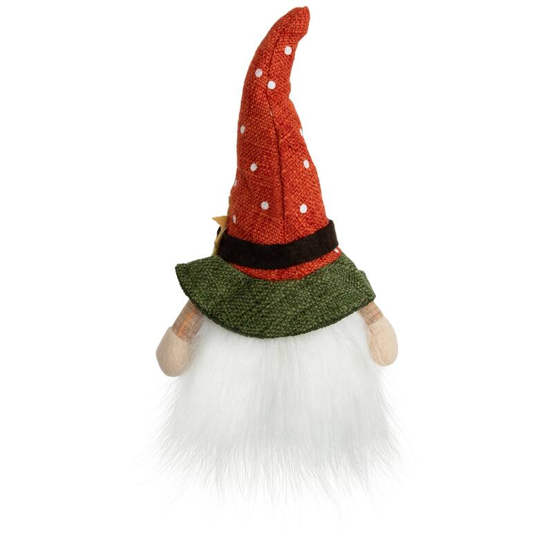 Sitting Sunflower Autumn Harvest Gnome Figurine - 11"