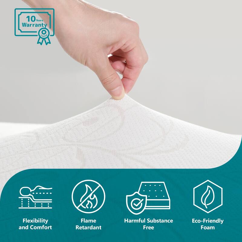 Sleeplanner 7 Inch Gel Memory Foam Mattress