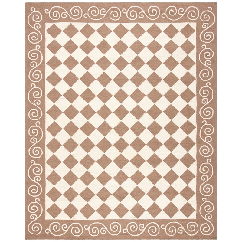 SAFAVIEH Handmade Chelsea Kamryn French Country Wool Rug