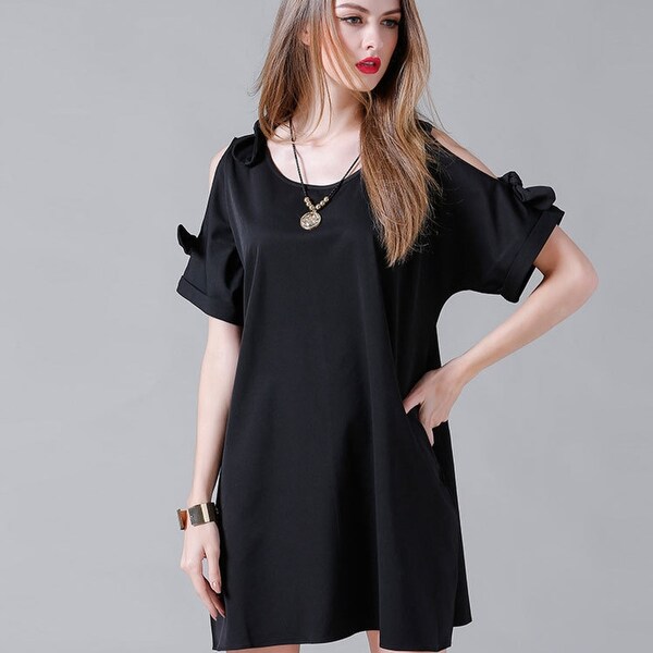 black dress for fat women