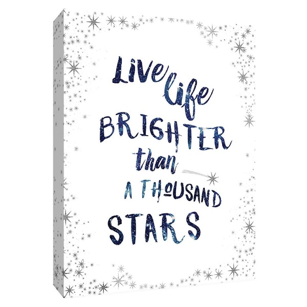 PTM Images 9-148616 PTM Canvas Collection 10" x 8" - "A Thousand Stars" Giclee Sayings & Quotes Art Print on Canvas