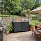 preview thumbnail 79 of 93, 100% Solid Wood Outdoor Kitchen Cabinet Set, Modular Patio BBQ Island Sideboard Buffet Pantry