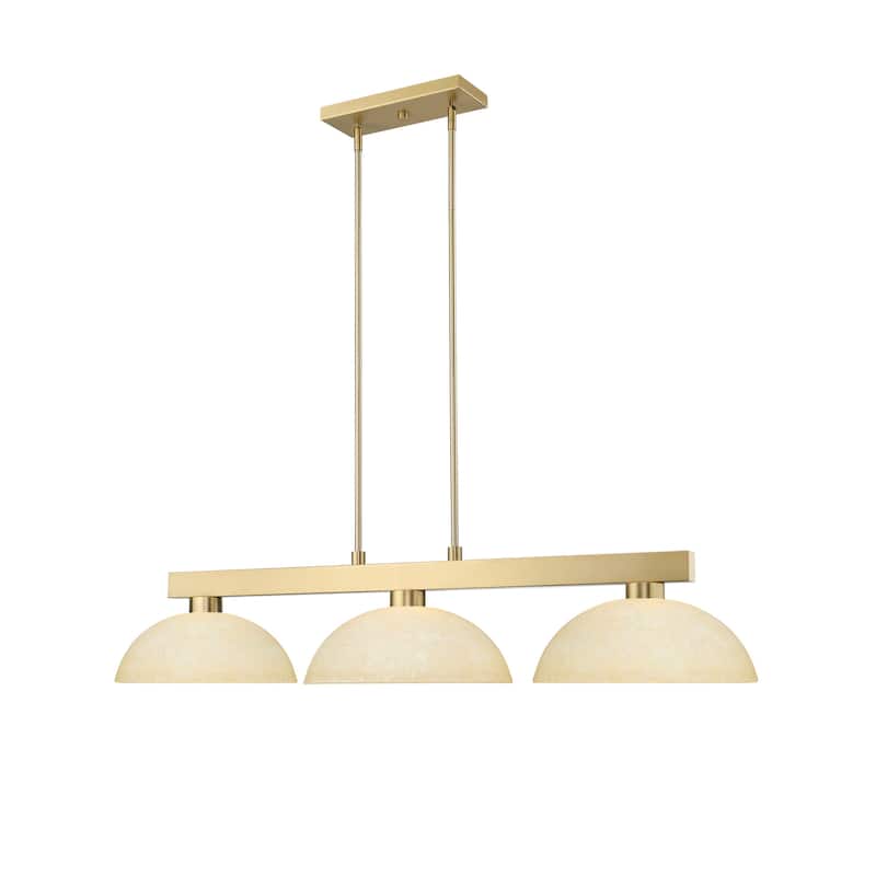 Z-Lite 152-DGM14 Cobalt 3 Light 49" Wide Linear Pendant with Golden