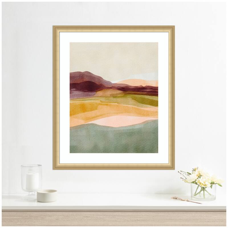 Kate and Laurel Framed Art Sunset Beauty by Nikita Jariwala