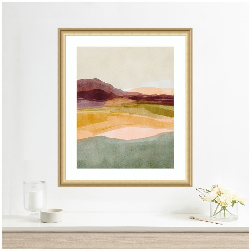 Kate and Laurel Framed Art Sunset Beauty by Nikita Jariwala