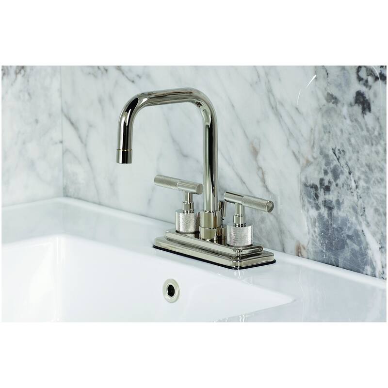 Kingston Brass KS664.KNL Convergent 1.2 GPM Centerset Bathroom Faucet