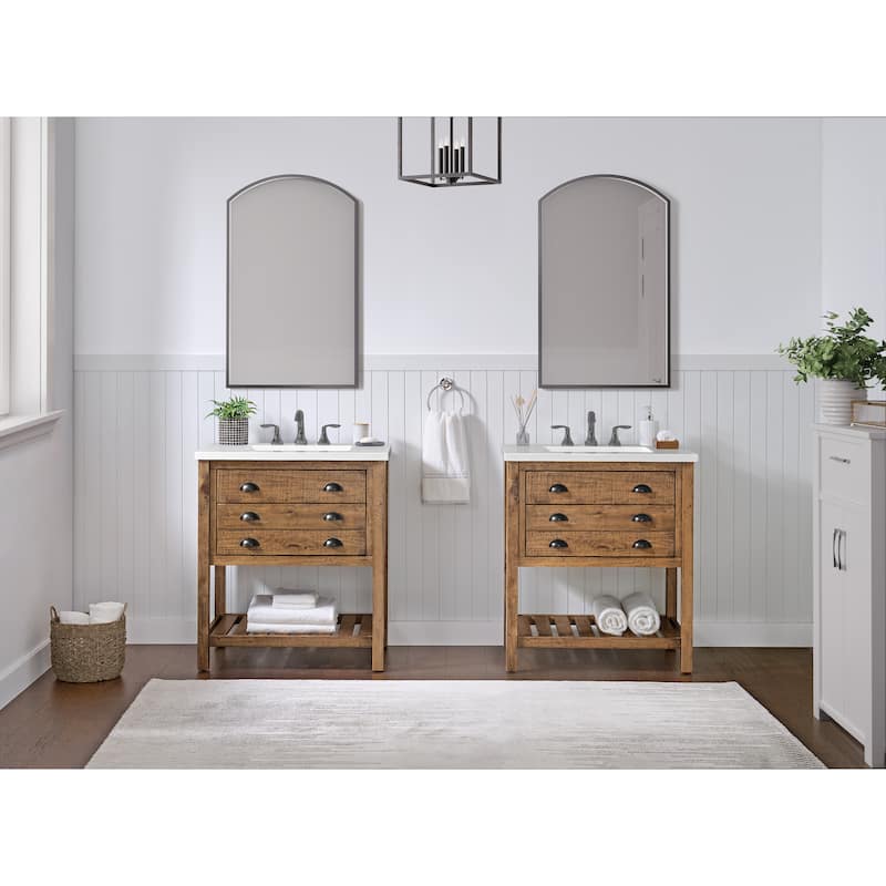 Monterey Farmhouse 31-Inch Single Bathroom Vanity