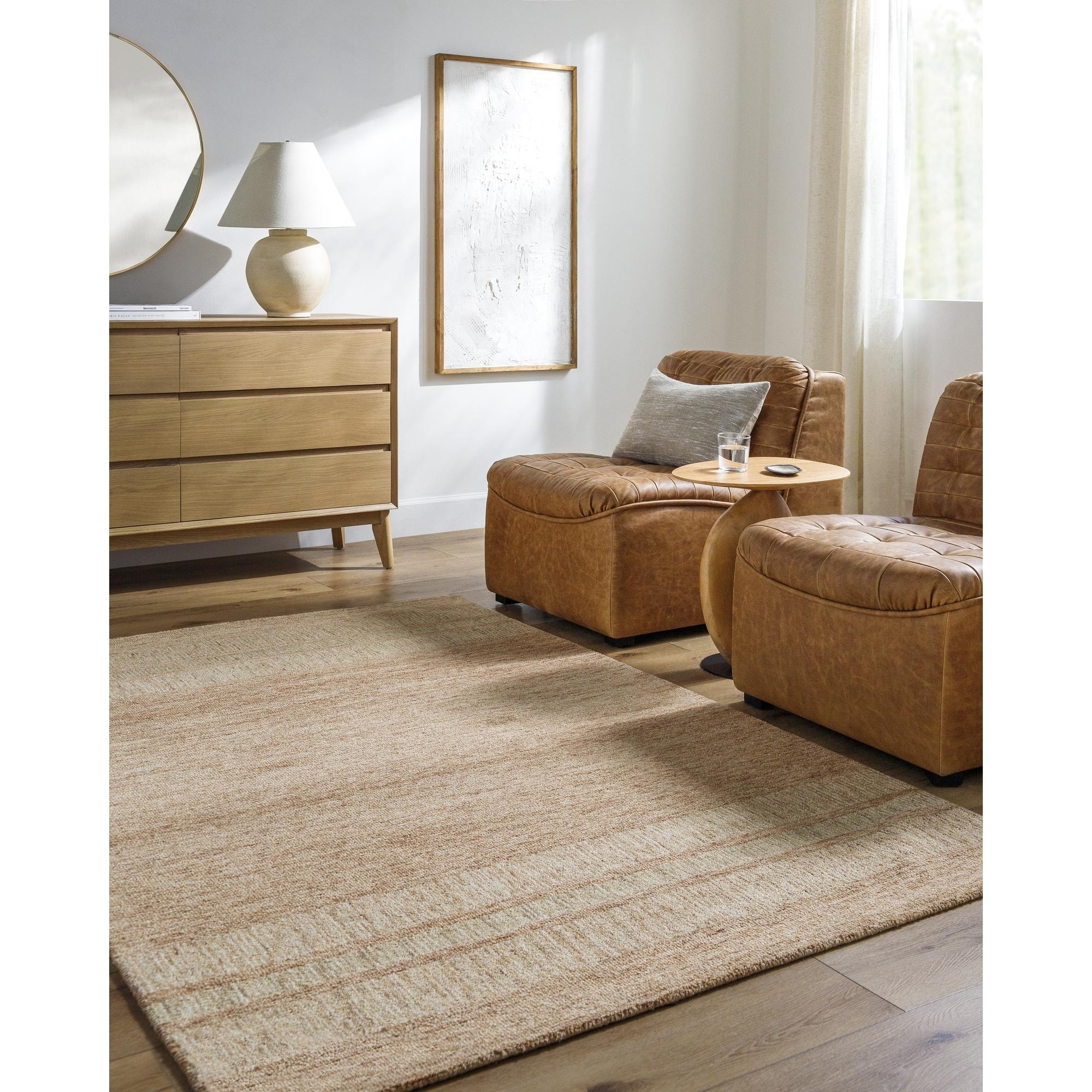 Livabliss Rustic Bournemouth Stripe Area Rug