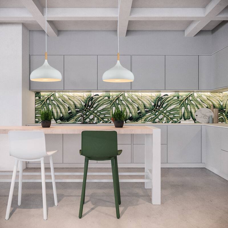 1-Light Simple Cone Pendant with White Steel Shade - 13"W x 13"D x 13.75"H