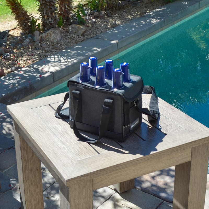 Picnic at Ascot - Beer Caddy - Grey/Black