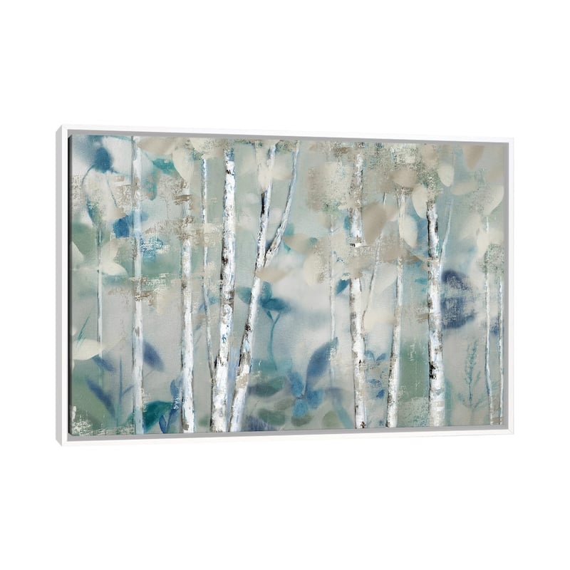 iCanvas "Zen Forest I" by Nan Framed Canvas Print - White - 18x26