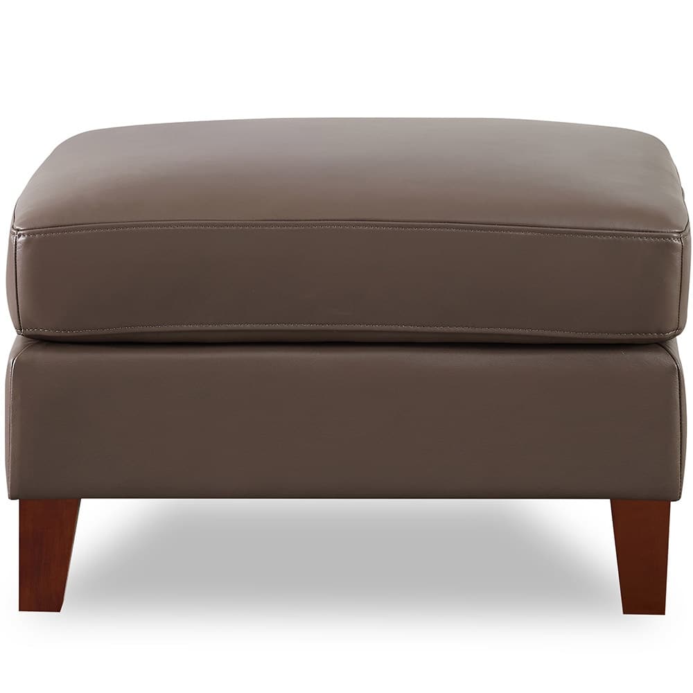 Hydeline Ashby Top Grain Leather Ottoman