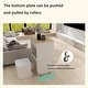preview thumbnail 3 of 13, Anmytek Robot Vacuum Storage Cabinet with Drawer and Wheels Adjustable Charging Station Organizer