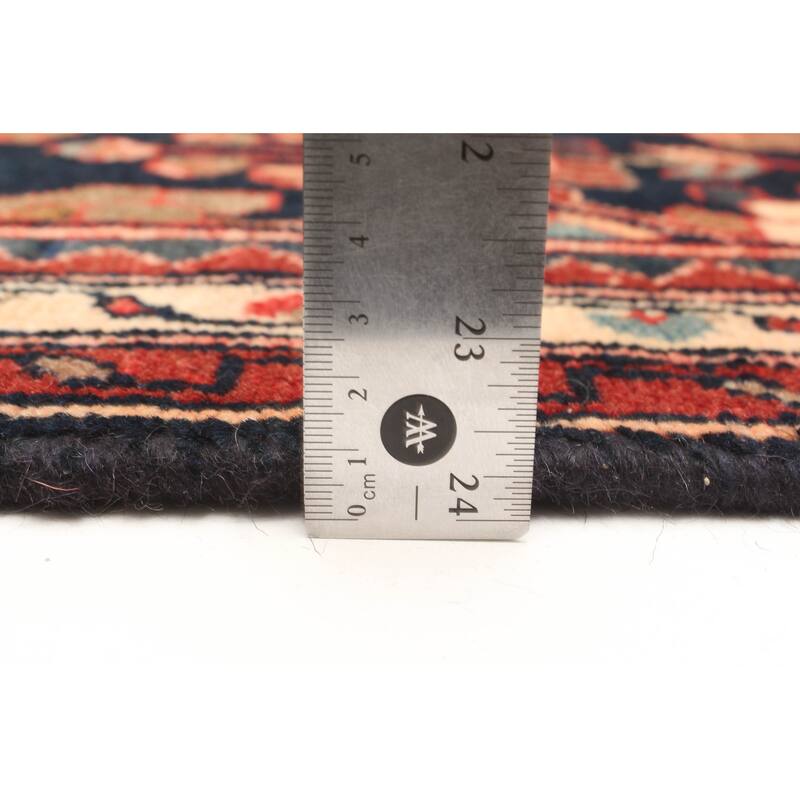 ECARPETGALLERY Hand-knotted Anadol Dark Navy Wool Rug - 2'9 x 10'1