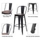 preview thumbnail 15 of 40, Andeworld farmhouse bar stools ,counter height bar stools set of 4 - Set of 4